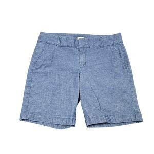J Crew Flex Shorts Large Pull On Gray Size 10 Casual Summer Travel Vacation‎